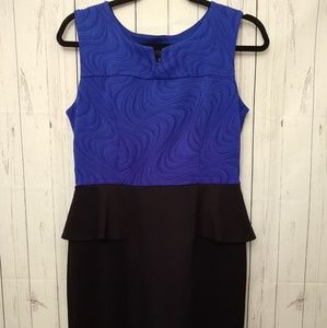 Beautiful Blue/black Dress Sz8